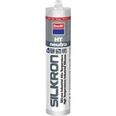Imagen de Krafft silkron Silicona industrial ht acetoxy fluida 300ml rojo