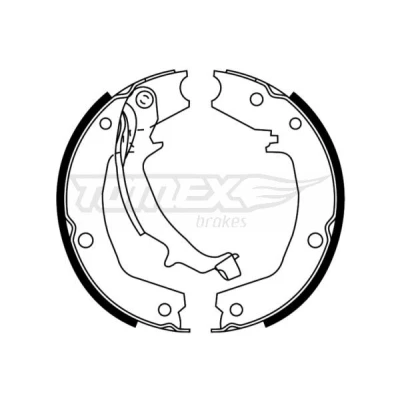 Imagen de TOMEX brakes TX 22 72 Zapatas de Freno Eje trasero 190 40