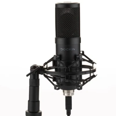 Imagen de DOCKIN® MP1000 Podcast micrófono para PC y Mac con Cable USB de 3 m extralargo, Streaming trípode araña grabación Voz e Instrumentos, recién Casados