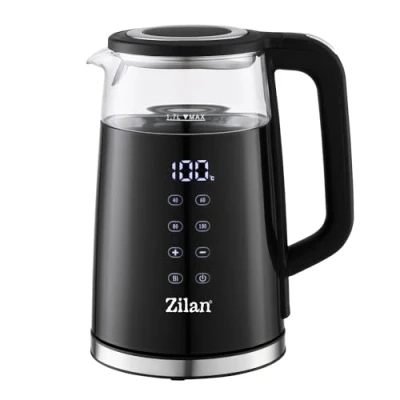 Imagen de Zilan, Hervidor Inteligente con Pantalla Digital de Doble Pared, Capacidad 1,7 Lt, 2200W, Función Mantener Caliente, Protección contra Ebullición en Seco, Cuatro Temperaturas Preestablecidas,