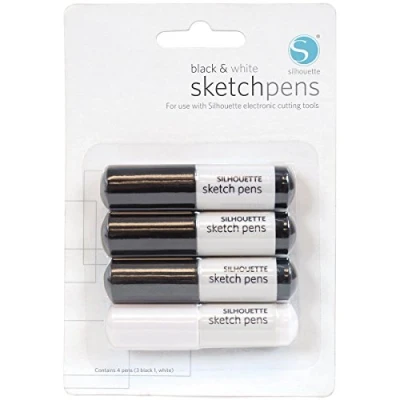 Imagen de Silhouette SILH PEN BLK Marcador (Negro, Color blanco)