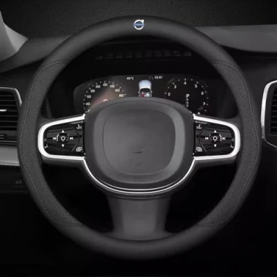 Imagen de VAEVEN Funda Volante Coche para Volvo XC90 XC 90, Suave Transpirable Microfibra Cuero Cubre Volante, Antideslizante Protector de Automóviles,B