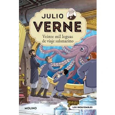 Imagen de Julio Verne Veinte mil leguas de viaje submarino (edición actualizada, ilustrada y adaptada) (Inolvidables)