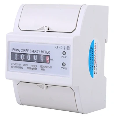 Imagen de Medidor de energía eléctrica monofásico 4 vatios y 40 A kWh LCD 4P XTM75S U
