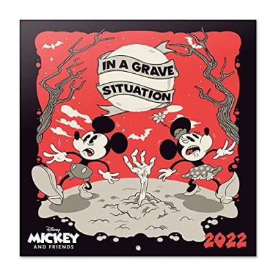 Imagen de Grupo Erik Calendario Disney 2022 incluye póster de regalo Mickey pared │ anual mensual Producto con licencia oficial