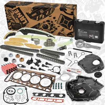 Imagen de ET ENGINETEAM RS0069VR4 Juego de cadena distribución con juntas, herramienta montaje pernos VOLKSWAGEN: GOLF 5, Scirocco III, 6