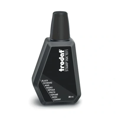 Imagen de Trodat 7011 Tinta para sellos, 28 ml, color negro