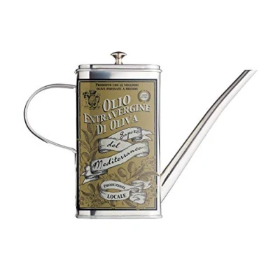 Imagen de KitchenCraft World of Flavors Italian Puede Drizzler de Acero Inoxidable para Aceite, Marrón, 500 ml
