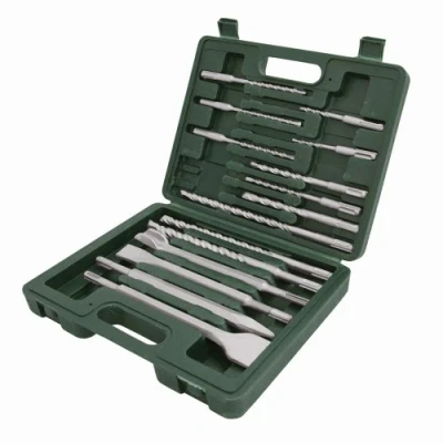 Imagen de Silverline Tools 196570 Juego De Brocas Sds Plus Y Cinceles, 15 Pzas
