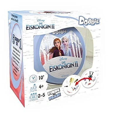 Imagen de Zygomatic, Dobble Disney Frozen II, Juego de Cartas, Cartas para 2 8 Jugadores, a Partir 6 años, 15 Minutos, alemán, Multicolor, Multicolor