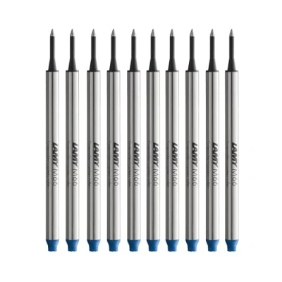 Imagen de Lamy M66 Juego de 10 recambios para bolígrafo sin tapa (metal, 821), color azul