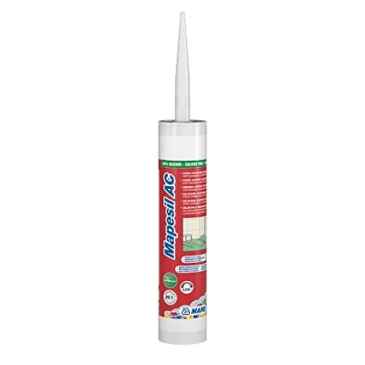Imagen de Mapei Sellador de silicona resistente al molde AC, Juntas, Blanco antiguo 123