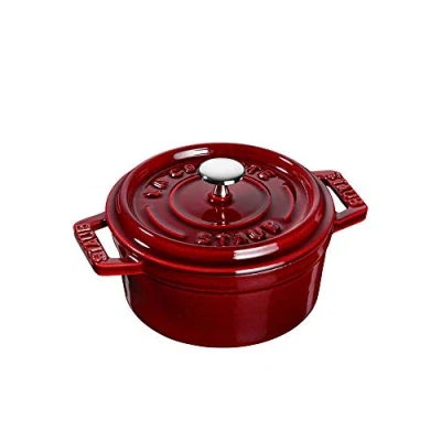 Imagen de Staub Minis Cocotte Redonda, Hierro Fundido, Granate, 10 cm