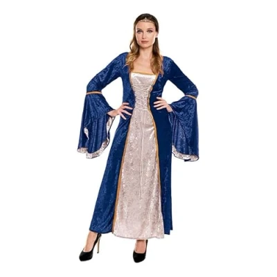 Imagen de Partilandia Disfraz de Dama Medieval para mujer (Talla XL)