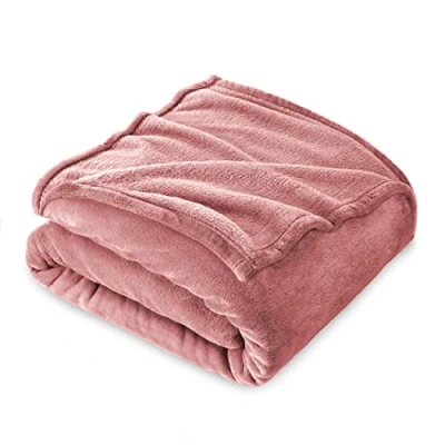 Imagen de FARFALLAROSSA Mantas para Sofa Grande, Manta Polar Franela Extra Suave,Rosa 130 x 160 cm,para Toda Estación