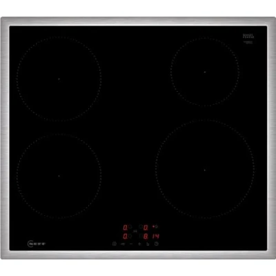 Imagen de Neff, T46SBE1L0 Placa de inducción autónoma con control táctil, N50, ancho 60 cm, color negro marco