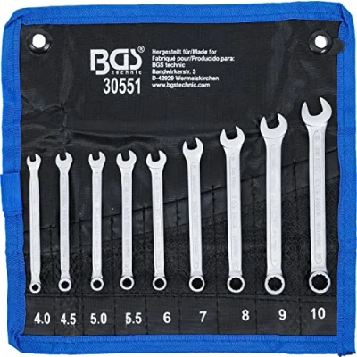 Imagen de BGS 30551 Juego de llaves combinadas 4 10 mm 9 piezas