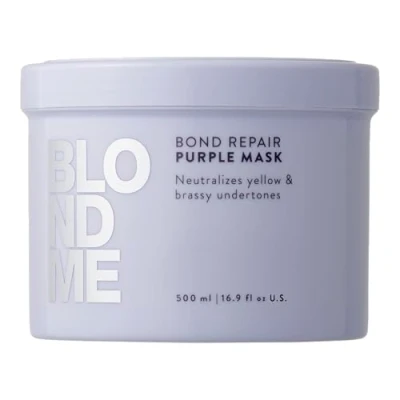 Imagen de Schwarzkopf Professional BlondMe Bond Repair Purple Mask 500 ml