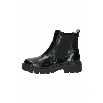 Imagen de CAPRICE Botas Planas para Mujer 9 25413 43, Cortas al Tobillo, Napa Negra, 38 EU