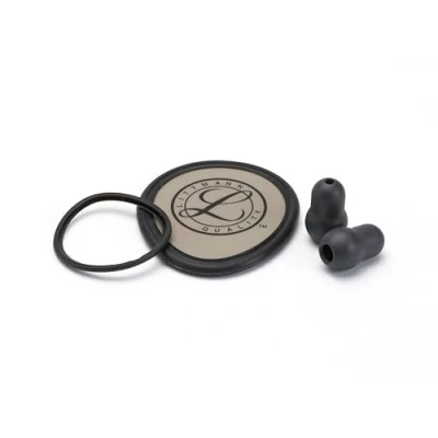 Imagen de Littmann 3M Lightweight II S.E. 40020, Kit de piezas repuesto para fonendoscopios, color Negro