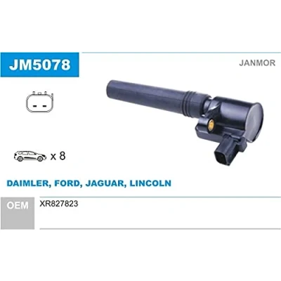 Imagen de JANMOR JM5078 Bobina de encendido JAGUAR: S Type, XJ Berlina