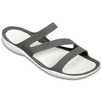 Imagen de Crocs Swiftwater Sandal W, Sandalias Mujer, Smoke White, 36/37 EU