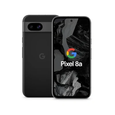 Imagen de Google Pixel 8a Smartphone Android Libre con Cámara Avanzada, batería de 24 Horas duración y potentes Funciones Seguridad Obsidiana, 128GB (Reacondicionado)
