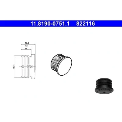 Imagen de ATE 11.8190 0751.1 Tapones de obturación / protección