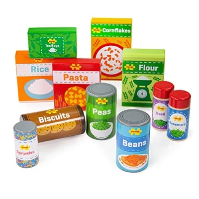 Imagen de Bigjigs Juguetes comestibles Armario de Madera Jugar, Comida y personificaci?n la Infancia