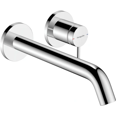 Imagen de hansgrohe Tecturis S grifo lavabo empotrado con desagüe, monomando 22,5 cm, mezclador ahorro de agua (EcoSmart+), cromo, 73351000