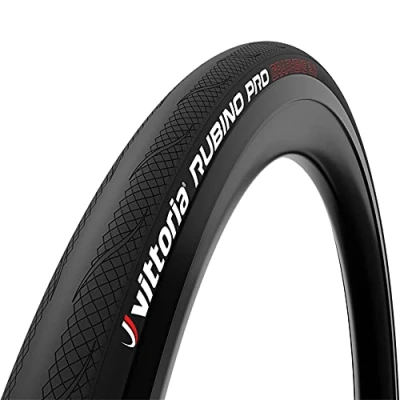 Imagen de Cubierta Rubino Pro Negro 25 622/700x25c Pleg G2