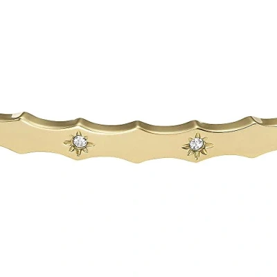 Imagen de Fossil Pulsera Para Mujer Sadie, Longitud: 175mm, Ancho: 4.1mm De Acero Inoxidable Dorada, JF04379710