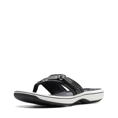 Imagen de Clarks Women&#039;s Breeze Sea Flip Flop, New Black Synthetic, 11 B(M) US