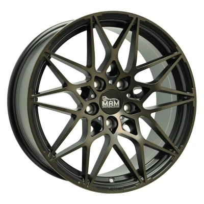 Imagen de MAM 5Taladro(s) 20in 112mm Llanta de aleación B2 MATT BLACK BRONZE MAMB28520511245MBB