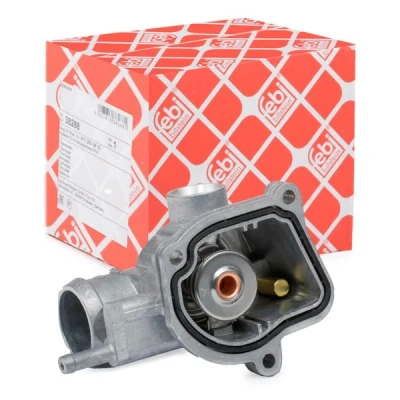 Imagen de FEBI BILSTEIN 38288 Caja del termostato Con junta conmutador de temperatura MERCEDES BENZ: CLK Coupé, Clase C Berlina norauto, oscaro, mister auto