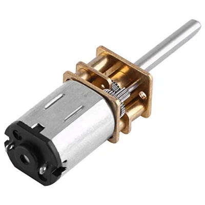 Imagen de DC 12V Motor Engranajes Reducción Velocidad Micro Reductor Eje Largo para RC Modelo Coche Robot DIY 100/200/2000RPM (12V 200RPM)