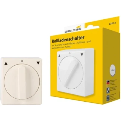 Imagen de Schellenberg 23003 Interruptor de persiana enrollable superficie, blanco