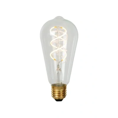 Imagen de Lucide ST64 Glühfadenlampe Ø 6,4 cm LED Dim. E27 1x4,9W 2700K Transparent