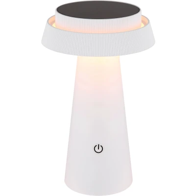 Imagen de Globo Lámpara de mesa LED solar 36624, blanca, batería recargable, CCT, IP54,
