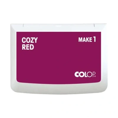 Imagen de COLOP Cojín de sello MAKE 1 cozy rojo, 50 x 90 mm