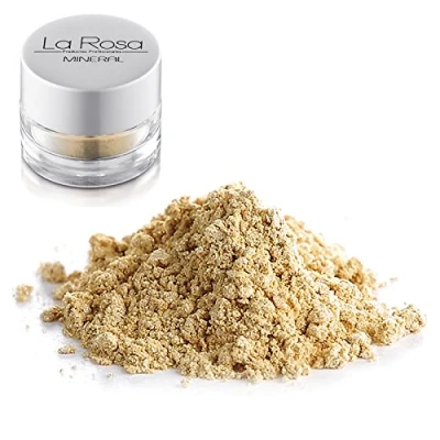 Imagen de La Rosa maquillaje mineral nº 16 opal sombra de color amarillo crema, con brillo suave, tono cálido