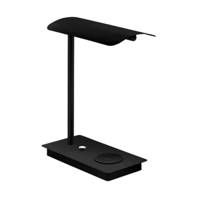 Imagen de EGLO Lámpara de mesa LED Arenaza, atenuable, QI, negro