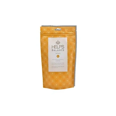Imagen de HELPS INFUSIONES Infusión Ayurvédica Frutal Con Albahaca, Naranja, Piña, Manzana Y Zanahoria. Energizante. Bolsa A Granel De 70 Gramos.