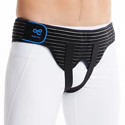 Imagen de gagaiuco Cinturón De hernia Para Hombres Y Mujeres Ajustable Soporte Inguinal El Alivio Del Dolor Tratamiento Hernias Inguinales O Abdominales Inferiores.