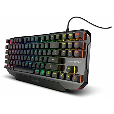 Imagen de Ozone Gaming, Teclado GamingAlpha Strike, OZALPHASTRIKESP, Mecanico, Switches Outemu Red, Iluminacion LED RGB, Silencioso, Numerico, Layout Español