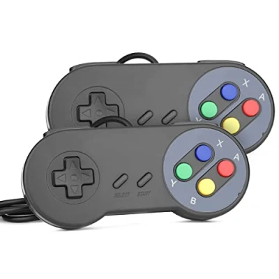 Imagen de Rii Gaming GP100 Par de Controladores USB Gamepads Compatible con PC (Windows, Mac, Linux) y TV Box (Android, Raspberry Pi)