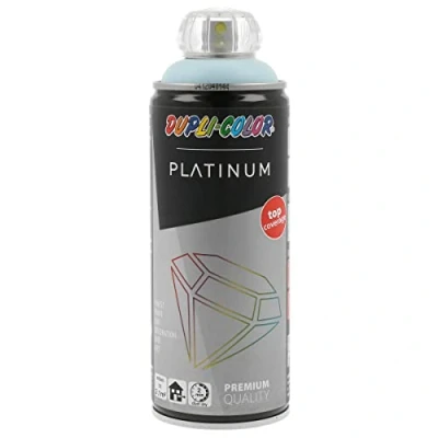 Imagen de Duplicolor 719431 Platinum Spray, Color Azul Hielo Mate, 400 ml
