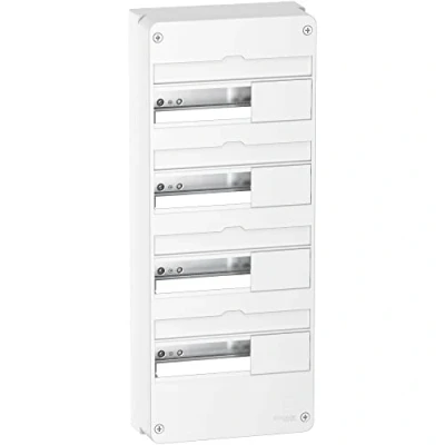 Imagen de Schneider Electric Resi9 Caja de sobresaliente blanca (RAL 9003) 4 filas 13 módulos R9H13404
