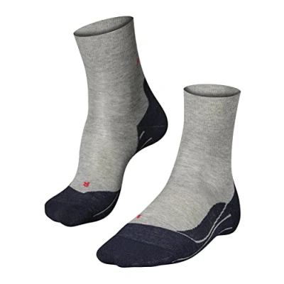 Imagen de Falke RU4 Endurance M SO Algodón Anti ampollas 1 Par, Calcetines para correr Hombre, Gris (Light Grey 3406), 39 41
