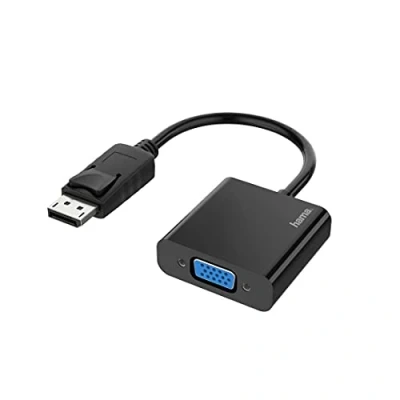Imagen de Adaptador DP a VGA Hama 00200337, DisplayPort, Conector VGA, Full HD, 1080p, Negro